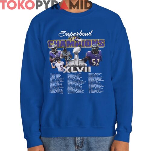 Rare 2013 Baltimore Ravens Super Bowl XLVII Shirt Rare 2013 Baltimore Ravens Super Bowl XLVII Shirt