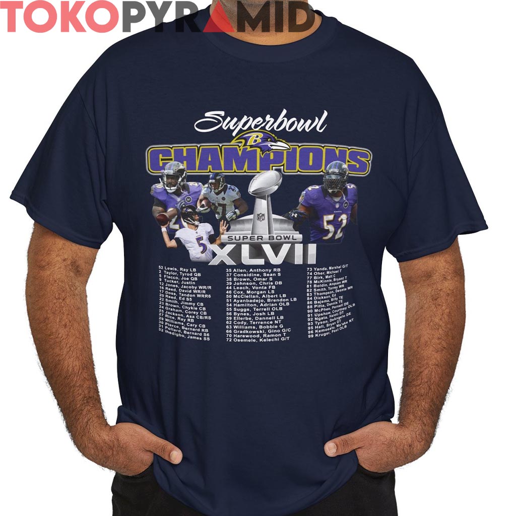 Rare 2013 Baltimore Ravens Super Bowl XLVII Shirt Rare 2013 Baltimore Ravens Super Bowl XLVII Shirt