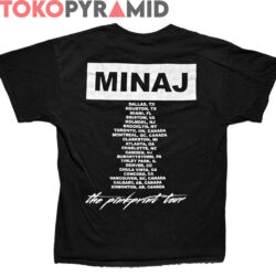 Rare 2015 Nicki Minaj Pinkprint Tour Shirt 2 Sided