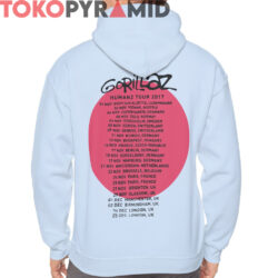 Rare 2017 Gorillaz Humanz Tour Shirt 4 Rare 2017 Gorillaz Humanz Tour Shirt