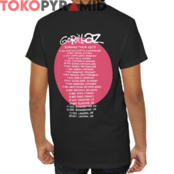 Rare 2017 Gorillaz Humanz Tour Shirt 2 Rare 2017 Gorillaz Humanz Tour Shirt