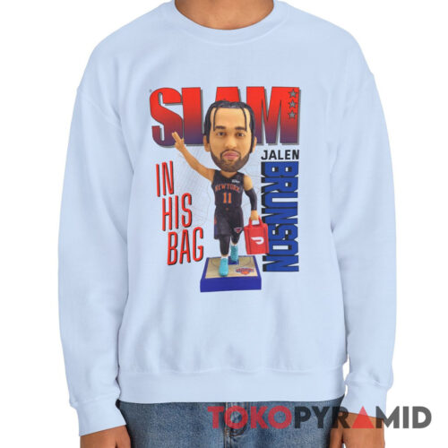 Rare 2026 Slam Jalen Brunson Doordash In His Bag Sweatshirt Rare 2026 Slam Jalen Brunson Doordash In His Bag Sweatshirt