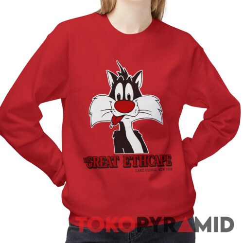 Rare 70s Sylvester Cat The Great Ethcape Sweatshirt Rare 70s Sylvester Cat The Great Ethcape Sweatshirt
