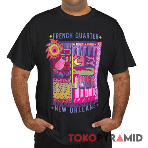Rare 80s French Quarter New Orleans T Shirt