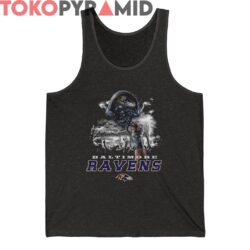 Rare 90s Baltimore Ravens In The Rain Shirt