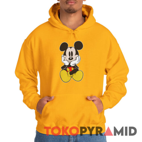 Rare 90s Disney Mickey Mouse Sitting Hoodie
