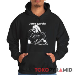 Rare 90s Grateful Dead Tribute Jerry Garcia 1942 1995 Hoodie