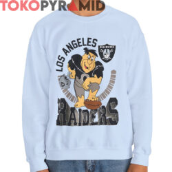 Rare 90s LA Raiders Fred Flintstone Sweatshirt