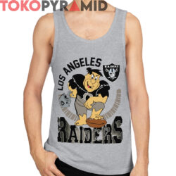 Rare 90s LA Raiders Fred Flintstone Tank Top
