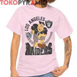 Rare 90s LA Raiders Fred Flintstone Tee