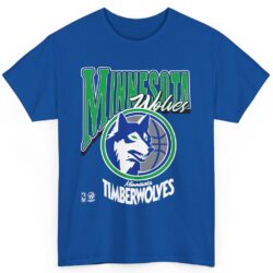 Rare 90s Minnesota Wolves Minnesota Timberwolves Logo Shirt