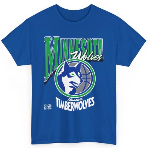 Rare 90s Minnesota Wolves Minnesota Timberwolves Logo Shirt Rare 90s Minnesota Wolves Minnesota Timberwolves Logo Shirt