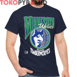 Rare 90s Minnesota Wolves Minnesota Timberwolves Logo Shirt