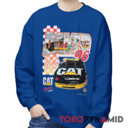 Rare 90s Nascar David Green 96 Tee Caterpillar Chevy Monte Carlo Sweatshirt