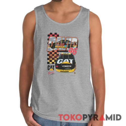 Rare 90s Nascar David Green 96 Tee Caterpillar Chevy Monte Carlo Tank Top