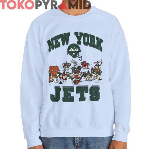 Rare 90s New York Jets Looney Tunes Shirt Rare 90s New York Jets Looney Tunes Shirt