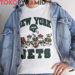 Rare 90s New York Jets Looney Tunes Shirt