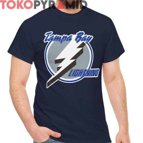 Rare 90s Tampa Bay Lightning Logo Shirt