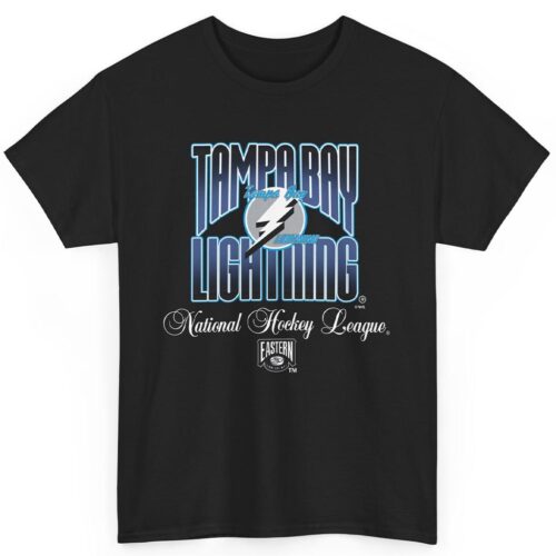 Rare 90s Tampa Bay Lightning NHL T-Shirt