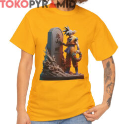 Rare Akira Toriyama Headstone Goku Shirt