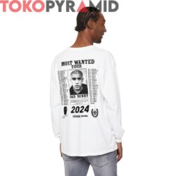 Rare Bad Bunny 2024 Most Wanted Tour 2-Sided Shirt 2 Rare Bad Bunny 2024 Most Wanted Tour 2 Sided