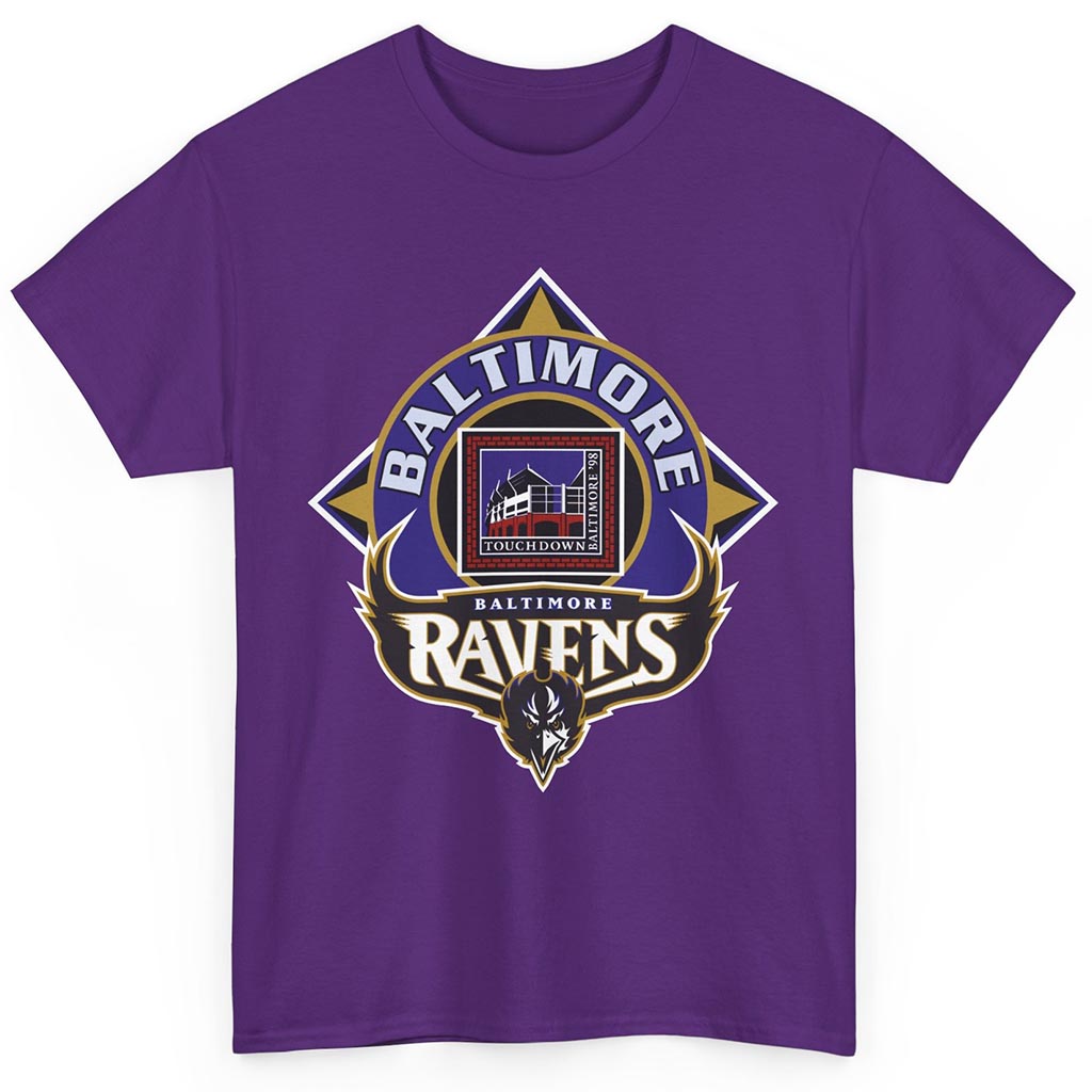 Rare Baltimore Ravens Touchdown 98 Shirt Rare Baltimore Ravens Touchdown 98 Shirt