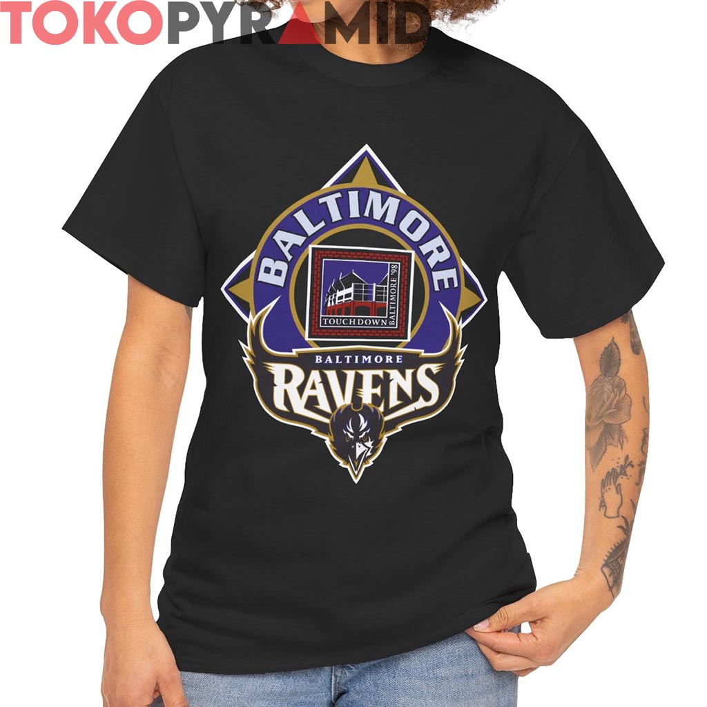 Rare Baltimore Ravens Touchdown 98 Shirt Rare Baltimore Ravens Touchdown 98 Shirt