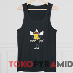 Rare Bart Simpson x Adidas T-shirt 4 Rare Bart Simpson X Adidas T shirt Black TankTop