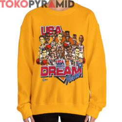 Rare Basketball 1992 USA Dream Team Caricature Shirt 2 Rare Basketball 1992 USA Dream Team Caricature Shirt