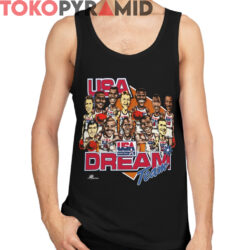 Rare Basketball 1992 USA Dream Team Caricature Shirt 4 Rare Basketball 1992 USA Dream Team Caricature Shirt