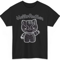 Rare Black Panther Hello Kitty Hello Panther Shirt