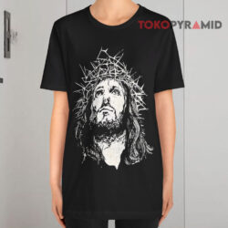 Rare Brandy Melville Jesus Black T shirt