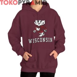 Rare Bucky Badger Wisconsin Mascot Shirt
