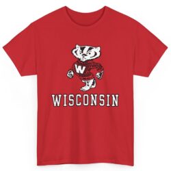 Rare Bucky Badger Wisconsin Mascot Shirt