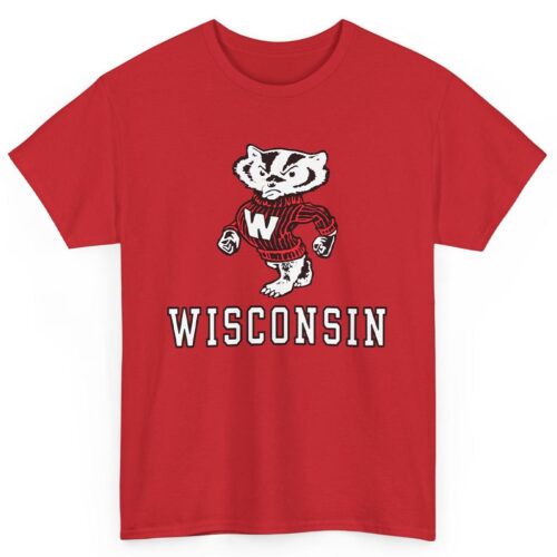 Rare Bucky Badger Wisconsin Mascot Shirt Rare Bucky Badger Wisconsin Mascot Shirt