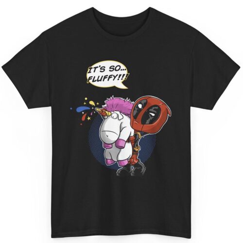 Rare Deadpool Its So Fluffy Funny Unicorn Shirt