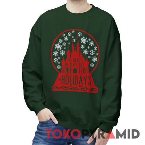 Rare Disney Christmas No Place Like Home For The Holidays Sweatshirt Rare Disney Christmas No Place Like Home For The Holidays Sweatshirt