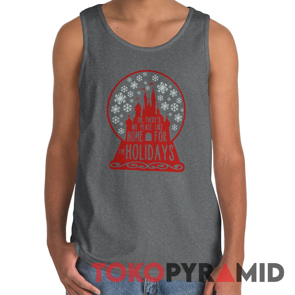 Rare Disney Christmas No Place Like Home For The Holidays Tank Top Rare Disney Christmas No Place Like Home For The Holidays Tank Top