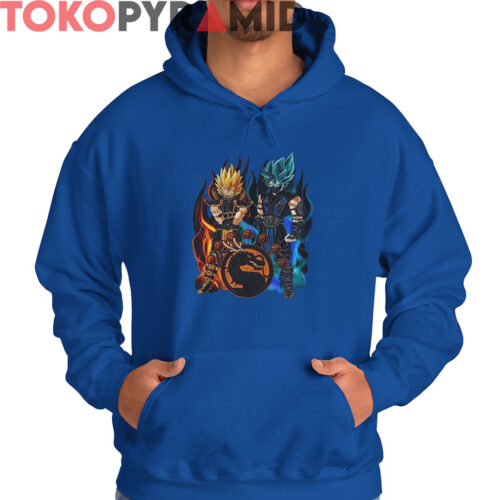 Rare Dragon Ball Mortal Kombat Shirt Rare Dragon Ball Mortal Kombat Shirt