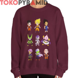 Rare Dragon Ball Z Chibi Characters Shirt 2 Rare Dragon Ball Z Chibi Characters Shirt