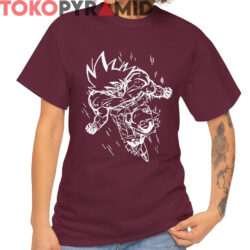 Rare Dragon Ball Z Goku Line Art Shirt