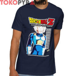 Rare Dragon Ball Z Vegeta Card Game Shirt