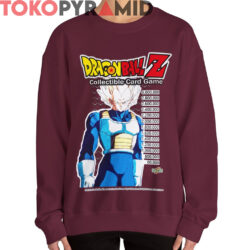 Rare Dragon Ball Z Vegeta Card Game Shirt