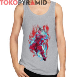 Rare Goku Super Saiyan Blue Kaioken Shirt 4 Rare Goku Super Saiyan Blue Kaioken Shirt