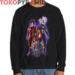Rare Goku Vegeta Dragon Ball Marvel Avengers Endgame Shirt 2 Rare Goku Vegeta Dragon Ball Marvel Avengers Endgame Shirt