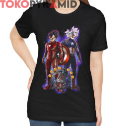 Rare Goku Vegeta Dragon Ball Marvel Avengers Endgame Shirt