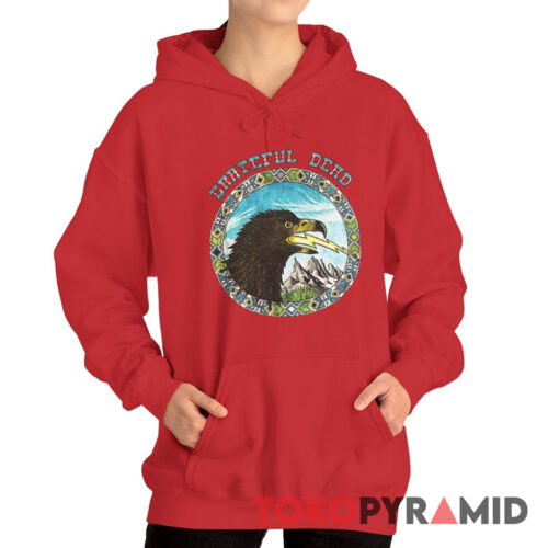 Rare Grateful Dead 1984 David Lundquist Eagle Hoodie