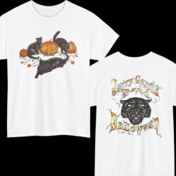 Rare Grateful Dead 1993 Jerry Garcia Band Halloween Cats Shirt