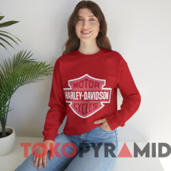 Rare Harley Davidson Pink Logo T-shirt 3 Rare Harley Davidson Pink Logo T shirt Red Sweatshirt