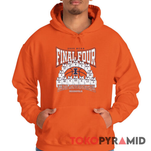 Rare Illinois Basketball 2026 Final Four Hoodie